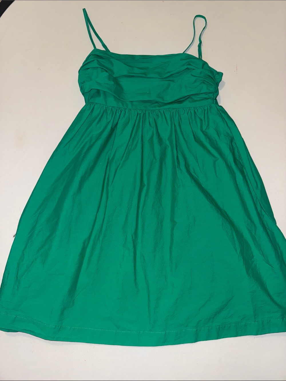 EUC Classic CottonGreen Spaghetti Strap Sundress